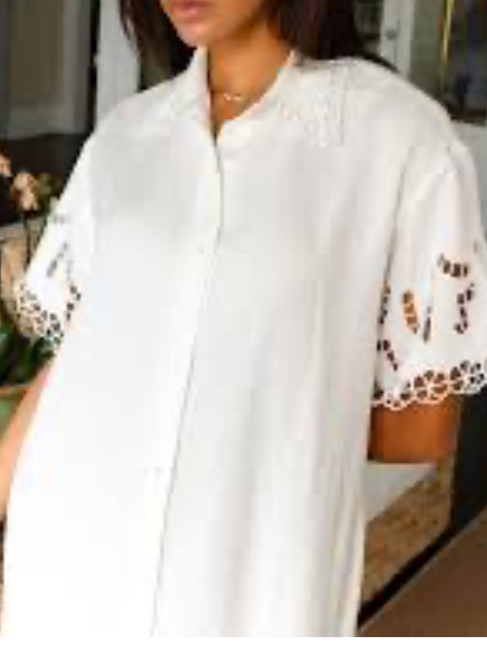 MAGASCHONI 🔥 Embroidered Details Shirt Dress - Picture 7 of 13